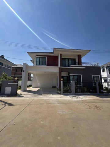 ขายบ้านขนาดใหญ่ โครงการเนตรประไพรวิลเลจ จ.ร้อยเอ็ด Type A ขนาด 292 ตารางเมตร สวนสวยสบายตา