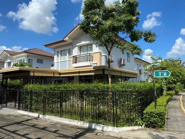 ให้เช่าบ้านเดี่ยว 2 ชั้น หลังมุม ซอยสุขาภิบาล5 โครงการธารารมณ์ เนเบอร์โฮม วัชรพล  พื้นที่ 60.3 ตร.ว.พื้นที่ใช้สอย 150+ ตร.ม 4 ห้องนอน