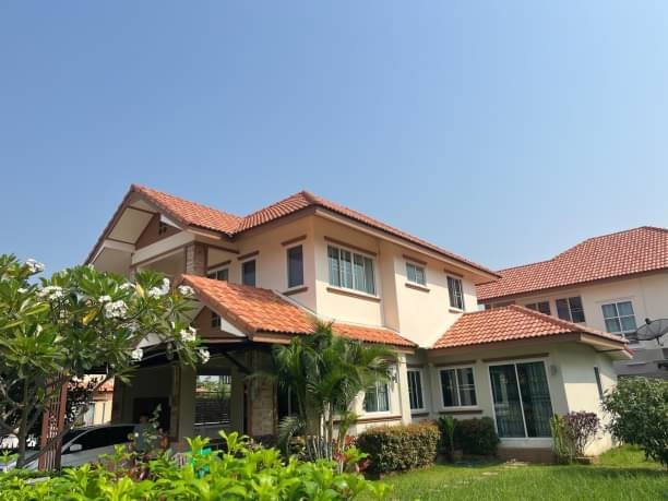 ให้เช่า 15,000 บาท 80 ตรว. บ้านเดี่ยว 2 ชั้น โซนสันกำแพง บ้านเนื้อที่กว้างขวาง ทำเลดี เฟอร์นิเจอร์ครบ เดินทางสะดวกสบาย พร้อมเข้าอยู่ได้เลย