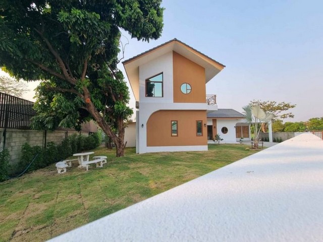 บ้านสร้างใหม่ สไตล์โมเดิร์นมินิมอล สันทราย            