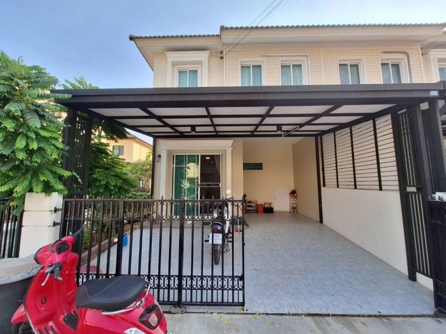 หมู่บ้านพฤกษาวิลล์109 รามคำแหง-วงแหวน ซอยมิสทีน หลังมุม เนื้อที่ 21.4 ตรว. ขายทาวน์โฮม 2 ชั้น เพียง 3.4 ล้าน