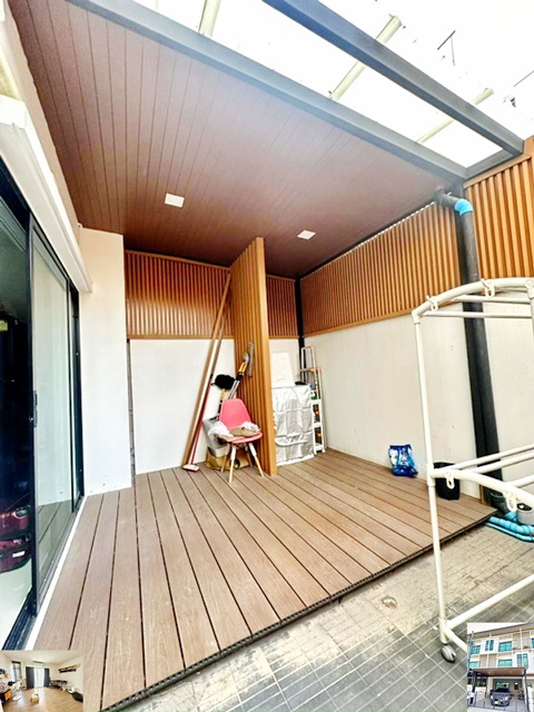 ให้เช่าทาวน์โฮม 3 ชั้น MRT ศรีกรีฑา บ้านไม่ร้อน 19ตรว.Patio ศรีนครินทร์-พระราม 9 148ตรม. ธัญญะ ช็อปปิ้ง พาร์ค  3นอน 3น้ำ 2จอดรถ 4แอร์ 