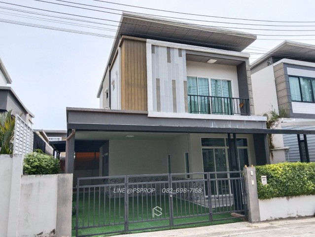 บ้านเช่าศรีราชา ใกล้โรงเรียน โรงพยาบาล ห้างสรรพสินค้า  Trio Town Assumption-Sriracha  HR0118